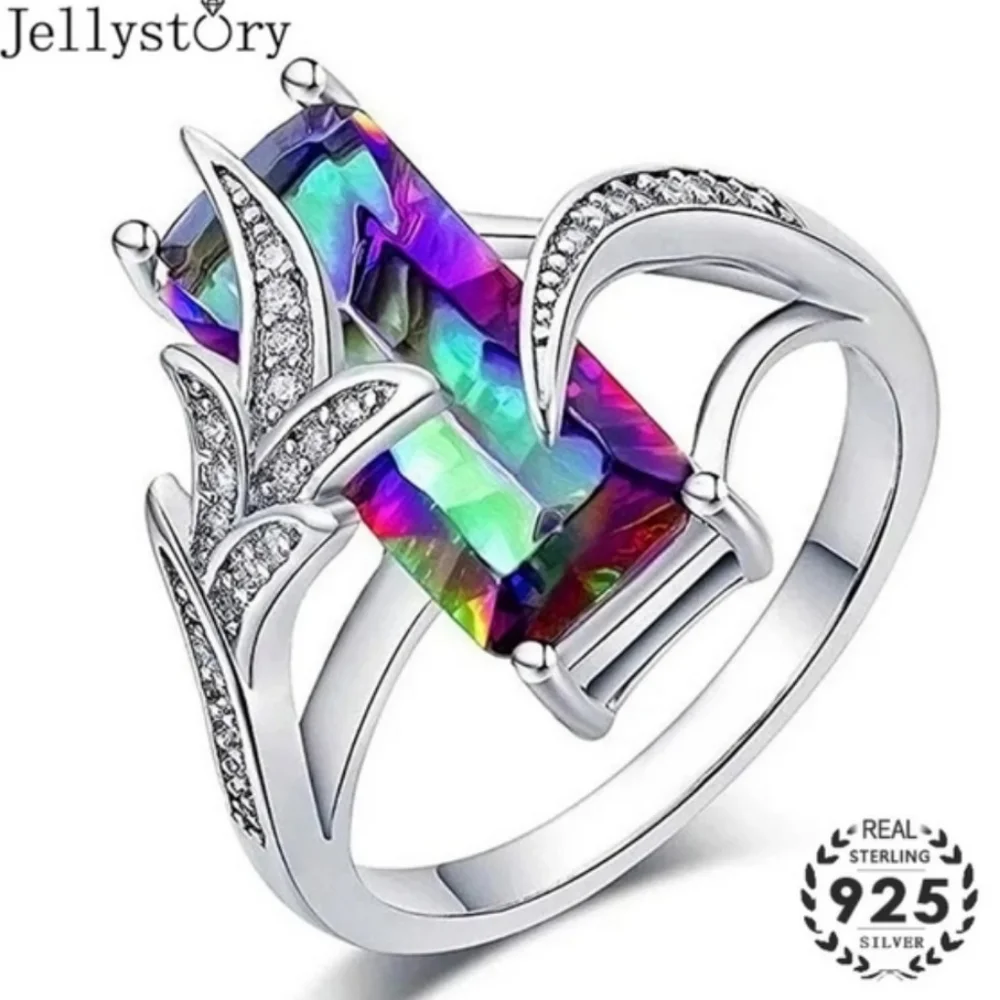 Women Luxury Crown Shaped  Rings925 Sterling silver plate
